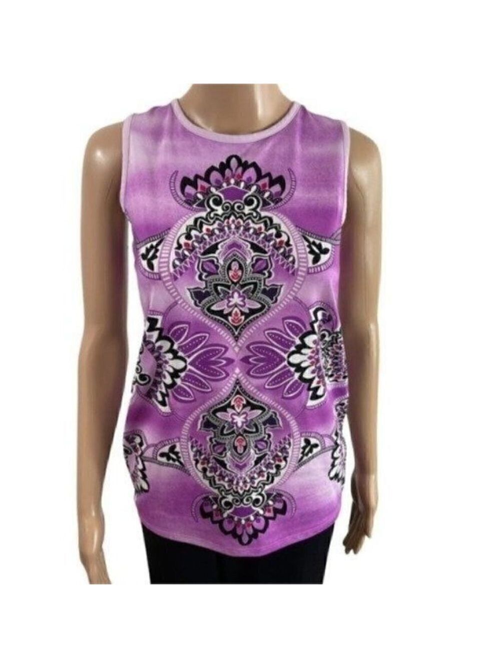 Athleta Purple Yoga tank top size MT - medium tall purple style #841191